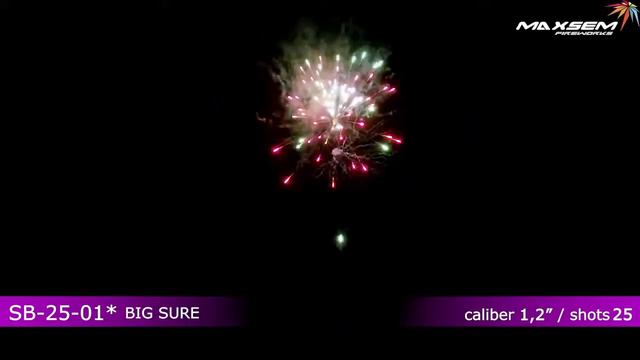 SB-25-01 Big Sure от сети пиротехнических магазинов "Энергия Праздника" смотреть онлайн