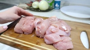 Куриное филе в кефире. Диета по Дюкану.