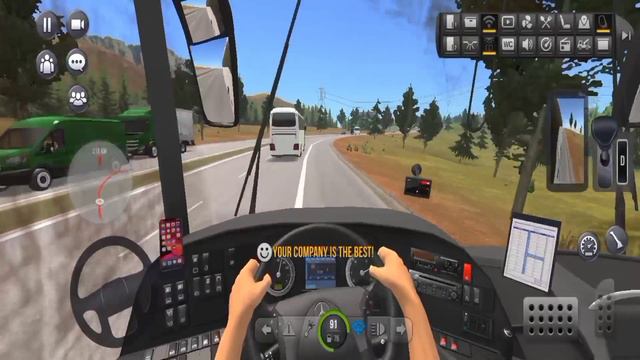 Bus Simulator: Ultimate:Mercedes Benz Tourismo 16 RHD#androidgames смотреть онлайн