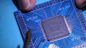 Как НЕ надо паять TQFP144. (Часть 1) Как я учился паять SMD компоненты.