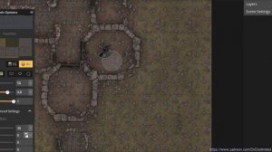 Map making a ruined building with Inkarnate