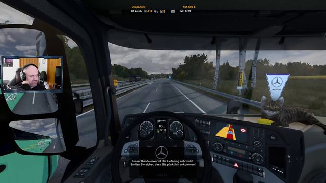 ETS2 1.48 * Hamburg - Kiel * Mercedes New Actros MP4 by DOTEC смотреть онлайн