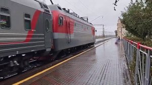 Электровоз ЭП1М-531 с поездом №382Я Грозный-Москва