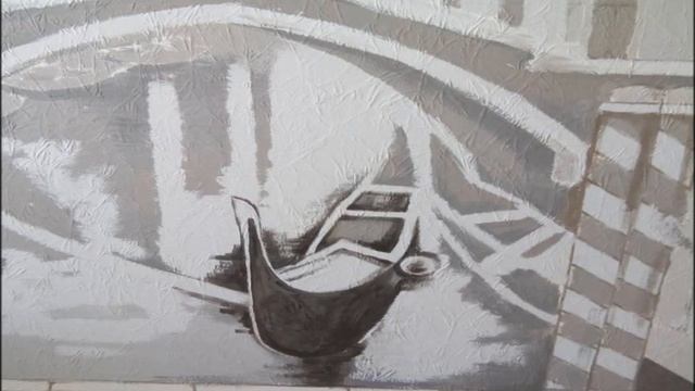 Роспись стены в жилой квартире - Венеция смотреть онлайн