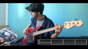 The Weeknd, Ariana Grande - Save Your Tears (Bass Cover + TAB)