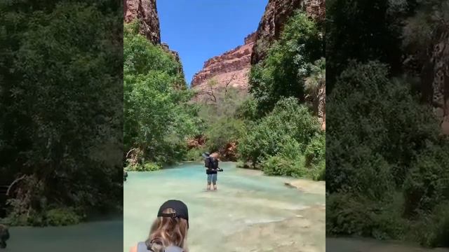 MAGNIFICENT Supai 😍⛰💦💙  Arizona USA ❤💙❤💙  🎥 @bondtattooer