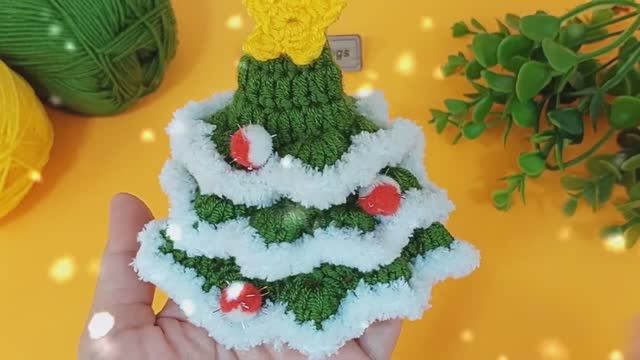 3D?Елочка крючком ??? Готовимся к новому году ? смотреть онлайн