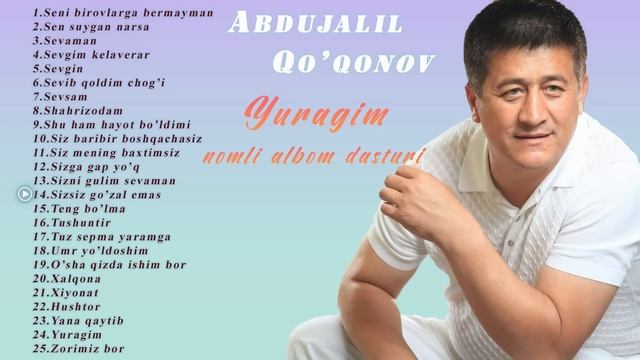 Abdujalil Qo'qonov - Yuragim deb nomlangan albom dasturi смотреть онлайн