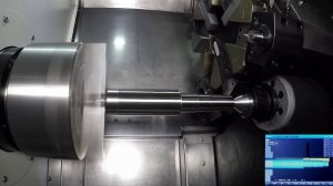 Наружное точение вала на станке KMT KTL56C - видео обзор