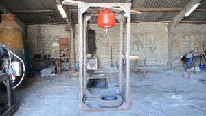 Модуль газового пожаротушения.  Срабатывание модуля пожаротушения