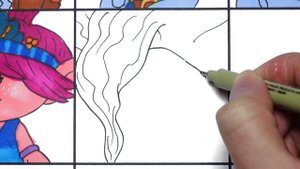 Drawing Trolls Band Together BroZone : Branch John Dory Floyd Spruce Clay