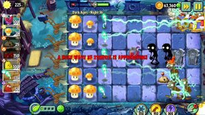 Plants vs Zombies 2 Dark Ages Night 16