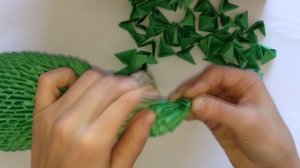 3D МОДУЛЬНОЕ ОРИГАМИ #55 ВЕРТОЛЕТ ПОДЕЛКА НА 23 ФЕВРАЛЯ