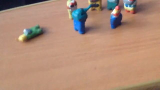 Мини мультик Among us 1 ЧАСТЬ |Лепка 29| смотреть онлайн