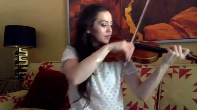 Concertmaster Lauren Roth Plays J.S. Bach: Sarabande from Violin Partita No. 1 in B Minor BWV 100