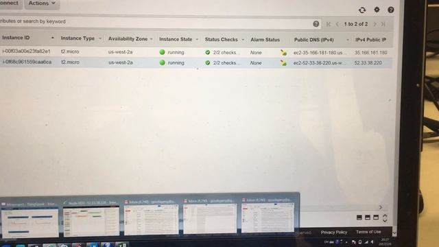 student IoT project with CC3200, accelerometer, nodeRED, AWS, R, plot.ly, email notifications