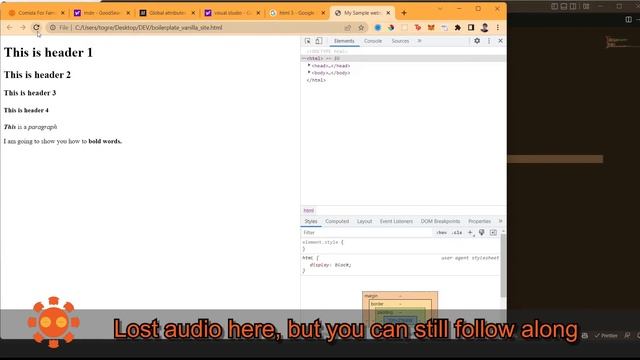 HTML Basics Tutorial | Learn to Code For Web Development