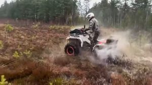 BRP Outlander XXC 1000R :Прыжки через канавы.