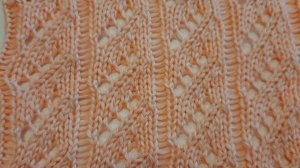 Ажурный узор. 4 Вязание на любой вязальной машине.