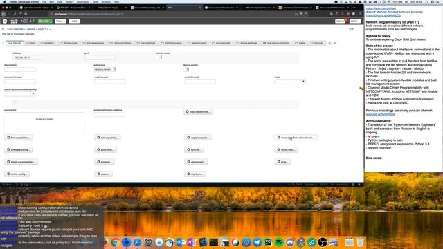 Cisco NSO: Device manager, Web GUI, ncs Python library – Network programmability stream 18