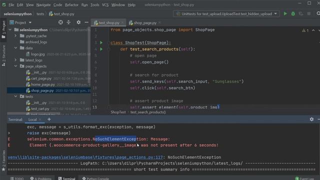 Selenium Python Exception Handling | Selenium Python Tutorial