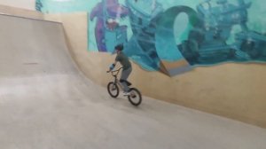 Занятие по BMX с тренером семейного скейт-парка Bunny Hop Дмитрием Купером