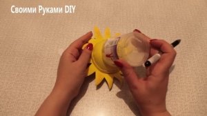 DIY Магнит Солнышко из Фоамирана Своими Руками Fofucha Sun