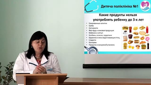 Корисна та шкідлива їжа. Доповідач Андреєва Т.М.