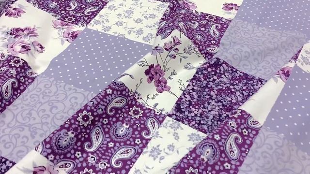 Бязь "Сиреневый пэчворк", ш.1,5м, хл-100%, 142гр/м.кв АРТ 13864 смотреть онлайн