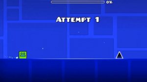 как пройти первый уровень в геометрия dash