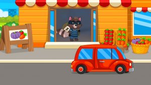Детский полицейский - развивающая игра | Мультик Машинки для детей