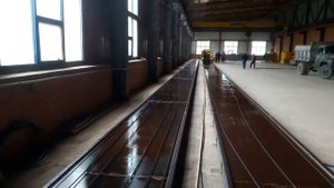 Запуск линии по производству пустотных плит перекрытий