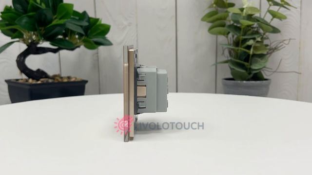 Розетка электрическая LIVOLO шампань, VL-C7C1EU-16 смотреть онлайн