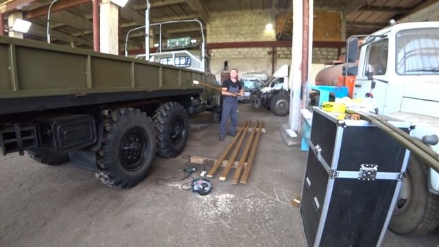 Изготавливаем каркас под тент для ЗИЛ 131 смотреть онлайн