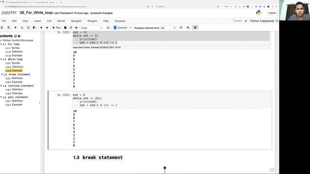 How to work with Python Control Structures (Loops) | PyCSR | Learn Python Online with Pankaj Soni
