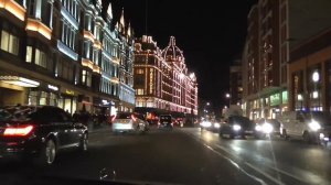 Поездка по вечернему Лондону