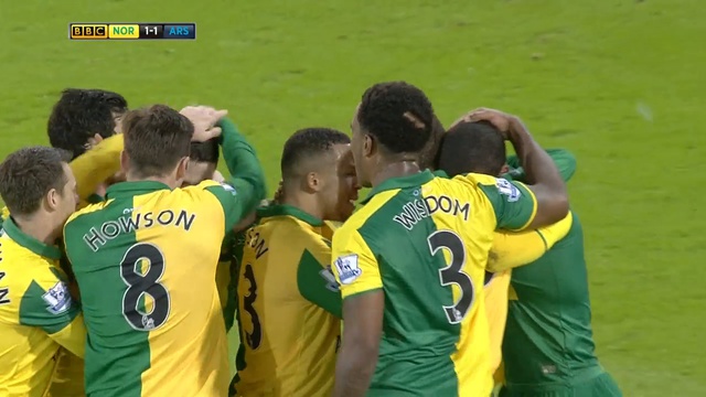 Норвич Сити 1-1 Арсенал | АПЛ 15/16 | 14-й тур смотреть онлайн