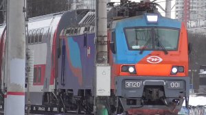 ЭП20-001 с поездом №045В Воронеж - Москва