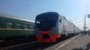 Электропоезд ЭД4М-0445 сообщением Рязань-2 - Москва