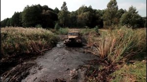 КрАЗ 255 Б1 переезжает реку вброд. Это нужно видеть!