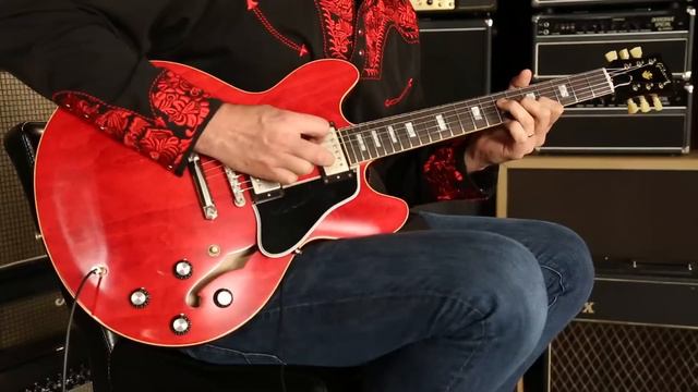 Gibson Memphis 50th Anniversary 1963 ES-335 TD Block VOS • SN: 08533 смотреть онлайн