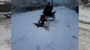 Самодельный Лопата отвал для мотоблока