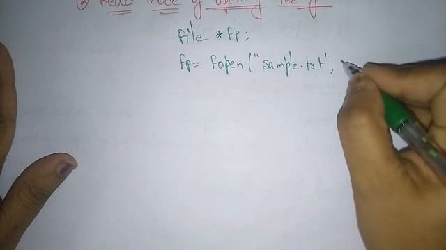 file opening modes in c | reading, writing and append modes |