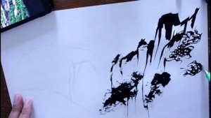 Как рисовать плакатным пером