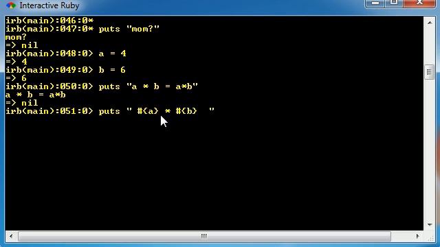 Ruby Programming Tutorial - 22 - Interpolation смотреть онлайн