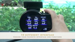 VJOYCAR V60 New Car OBD2 HUD GPS onboard computer Gauge Tool HUD 가제트 проектор бортовой компьютер