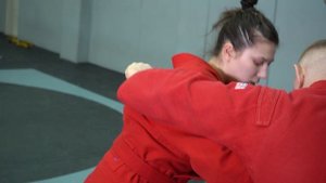 Победитель соревнований по самбо Миланья Шевчук