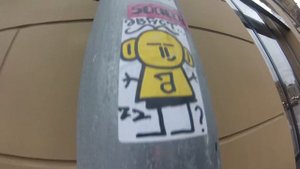 СтикерБомбинг в центре москвы с августом. Stickerbombing in the center of Moscow with August