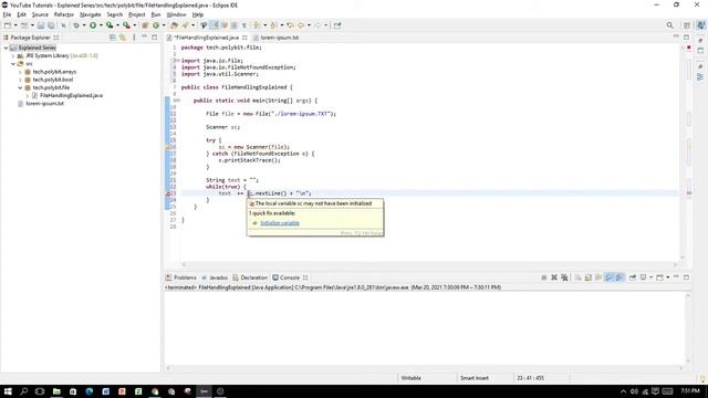 File Handling Explained in Java [Basic] | Explained Series | #3 смотреть онлайн