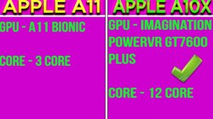 Apple A11 Vs Apple A10X | Which Is Better? | Apple A10X Fusion Vs Apple A11 Bionic | Benchmark Scor